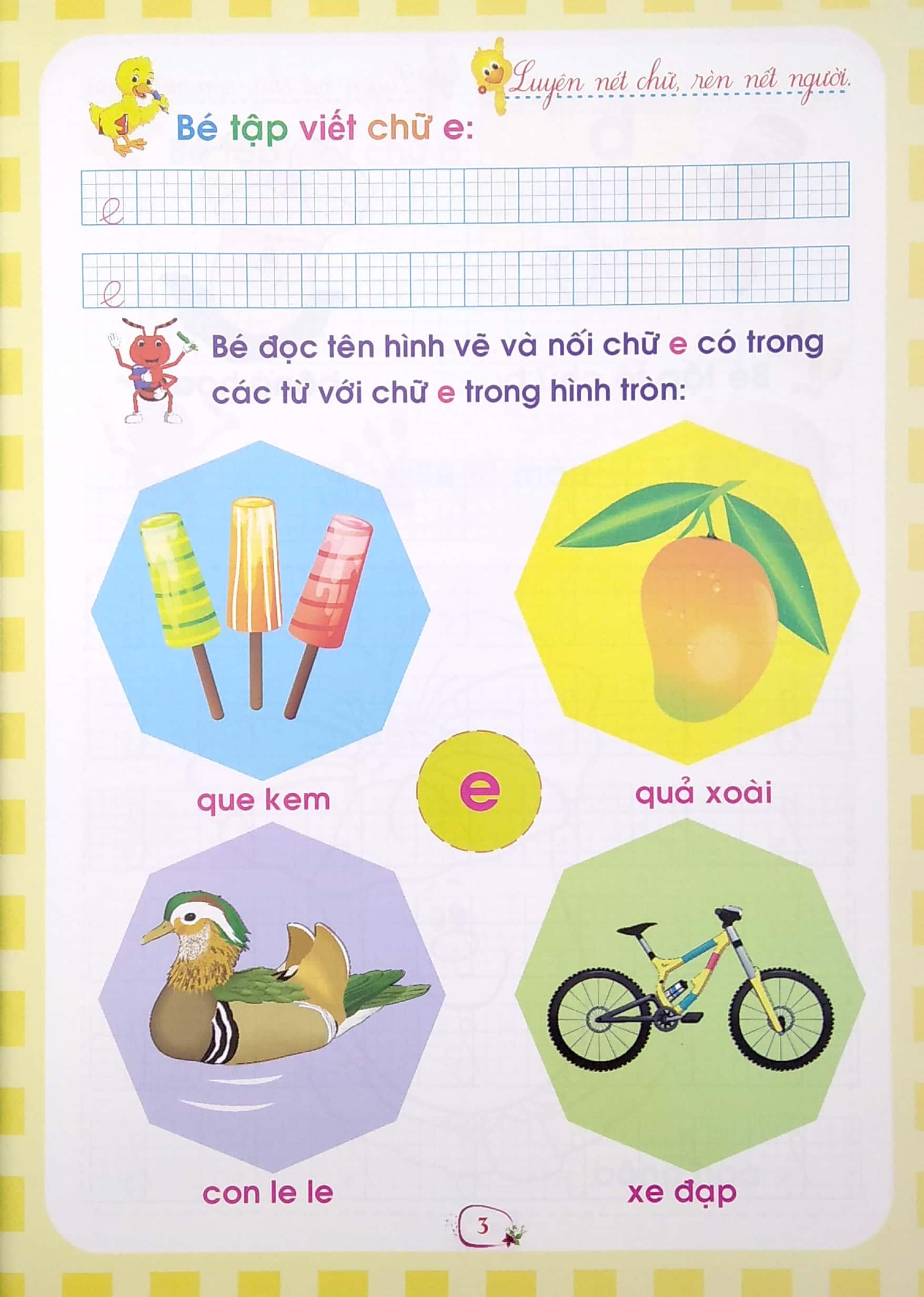 Bé Chuẩn Bị Vào Lớp 1 - Bé Làm Quen Chữ Cái 1 (Tái Bản 2021)