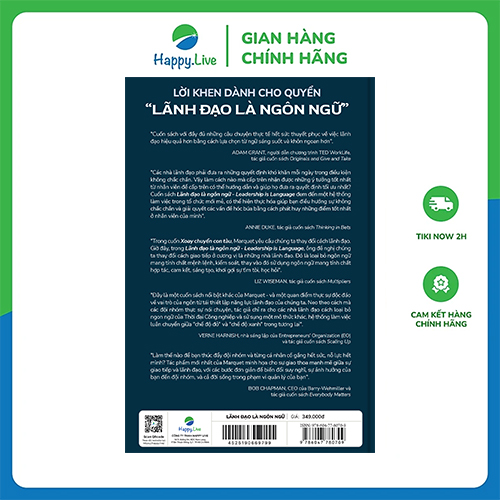 Sách Lãnh đạo là ngôn ngữ - Leadership is language - Happy Live