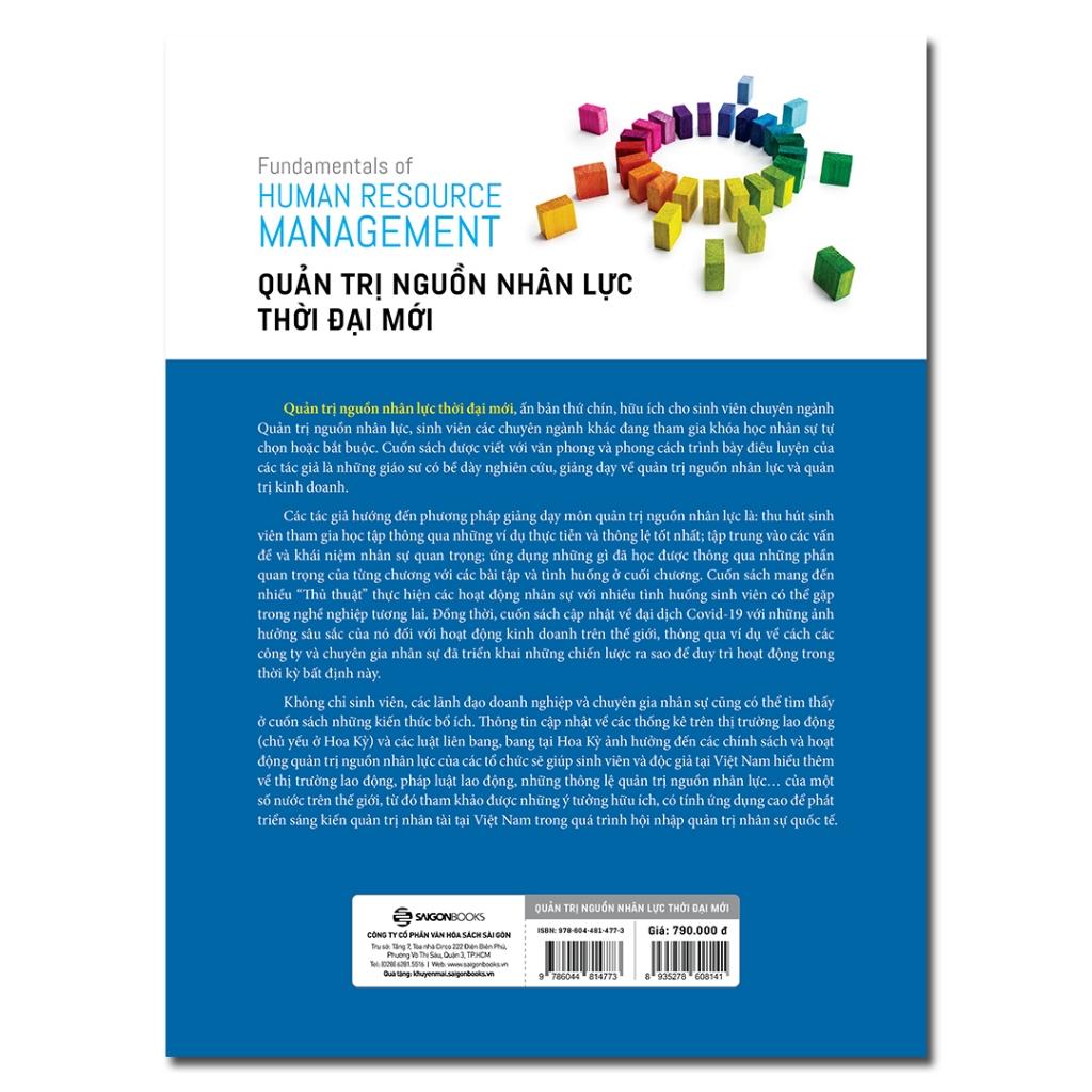Textbook - Quản trị nguồn nhân lực thời đại mới - Bản Quyền