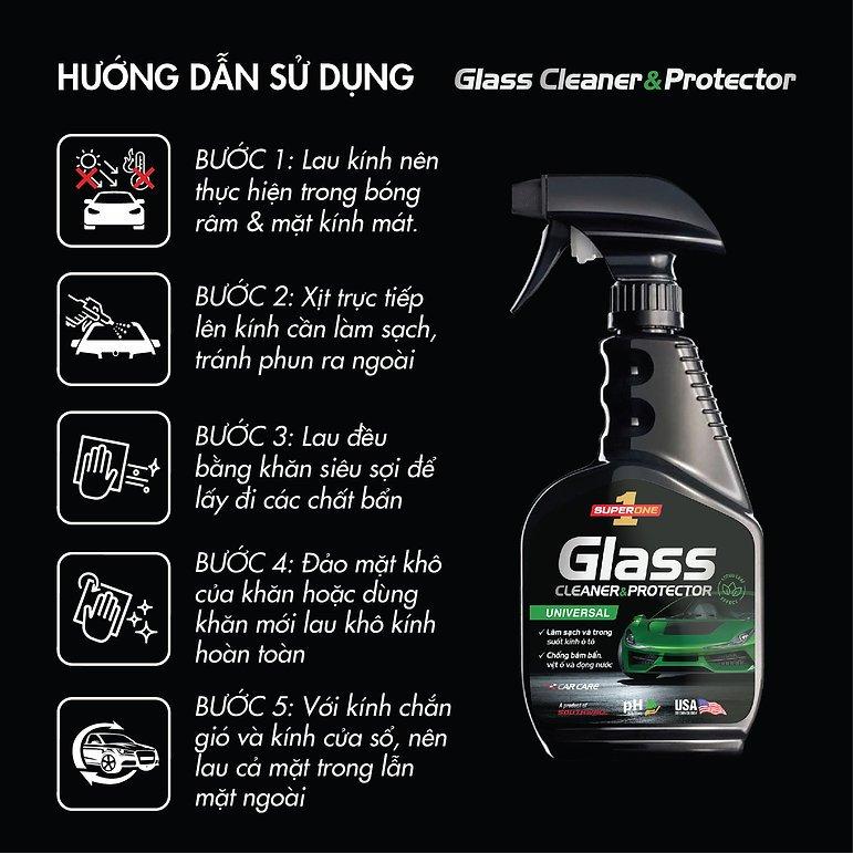 Nước Lau Và Bảo Vệ Kính SUPERONE Glass Cleaner And Protector – Universal SOUTHWALL A303