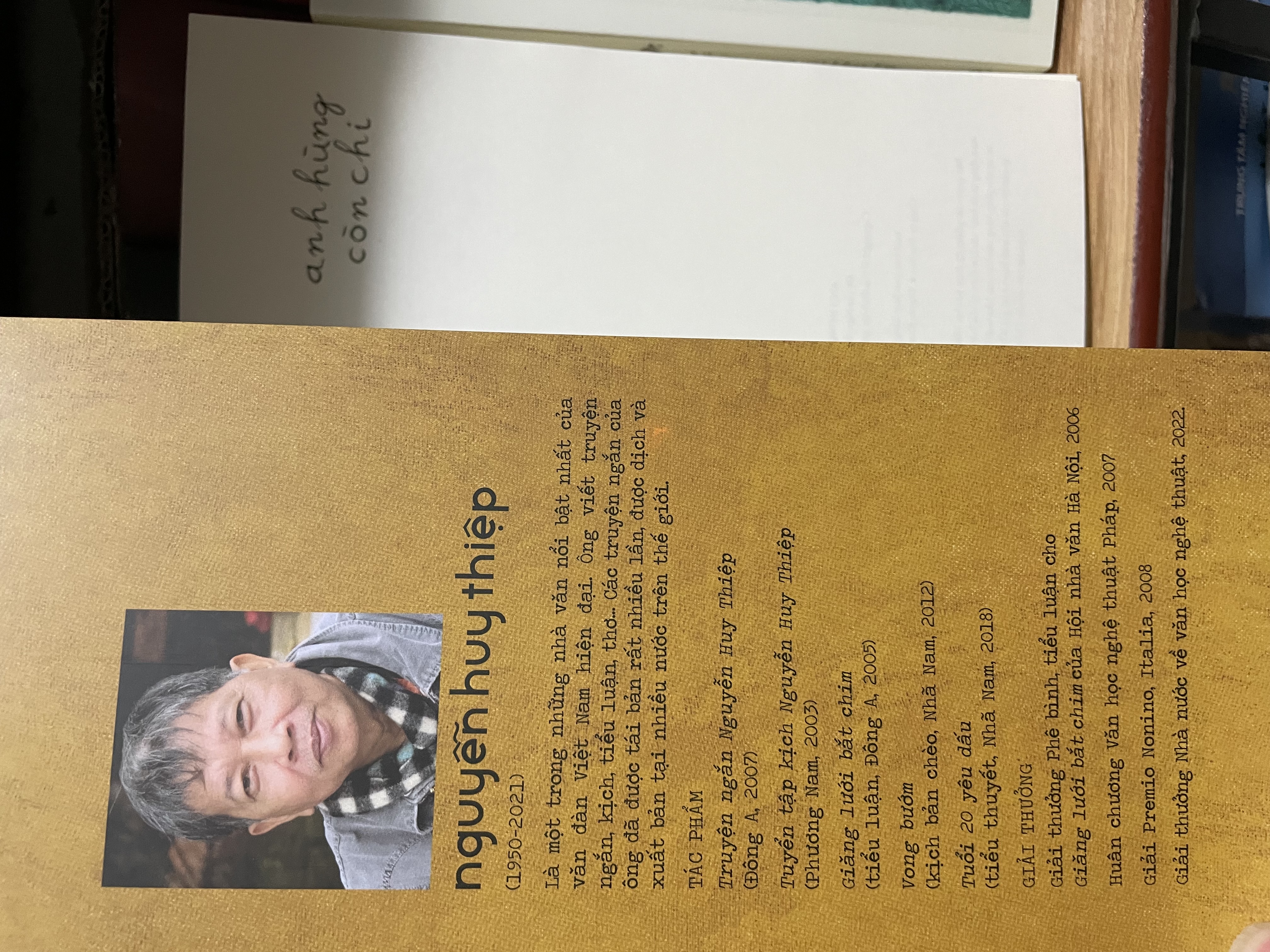 Combo 3c Nguyễn Huy Thiệp: Tướng về hưu & những truyện khác (bìa cứng), Anh hùng còn chi, Những ngọn gió Hua Tát