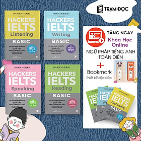 [ Thăng Long Books ] Sách -Hacker Ielts Basic ( Reading + Listening + Writing + Speaking )