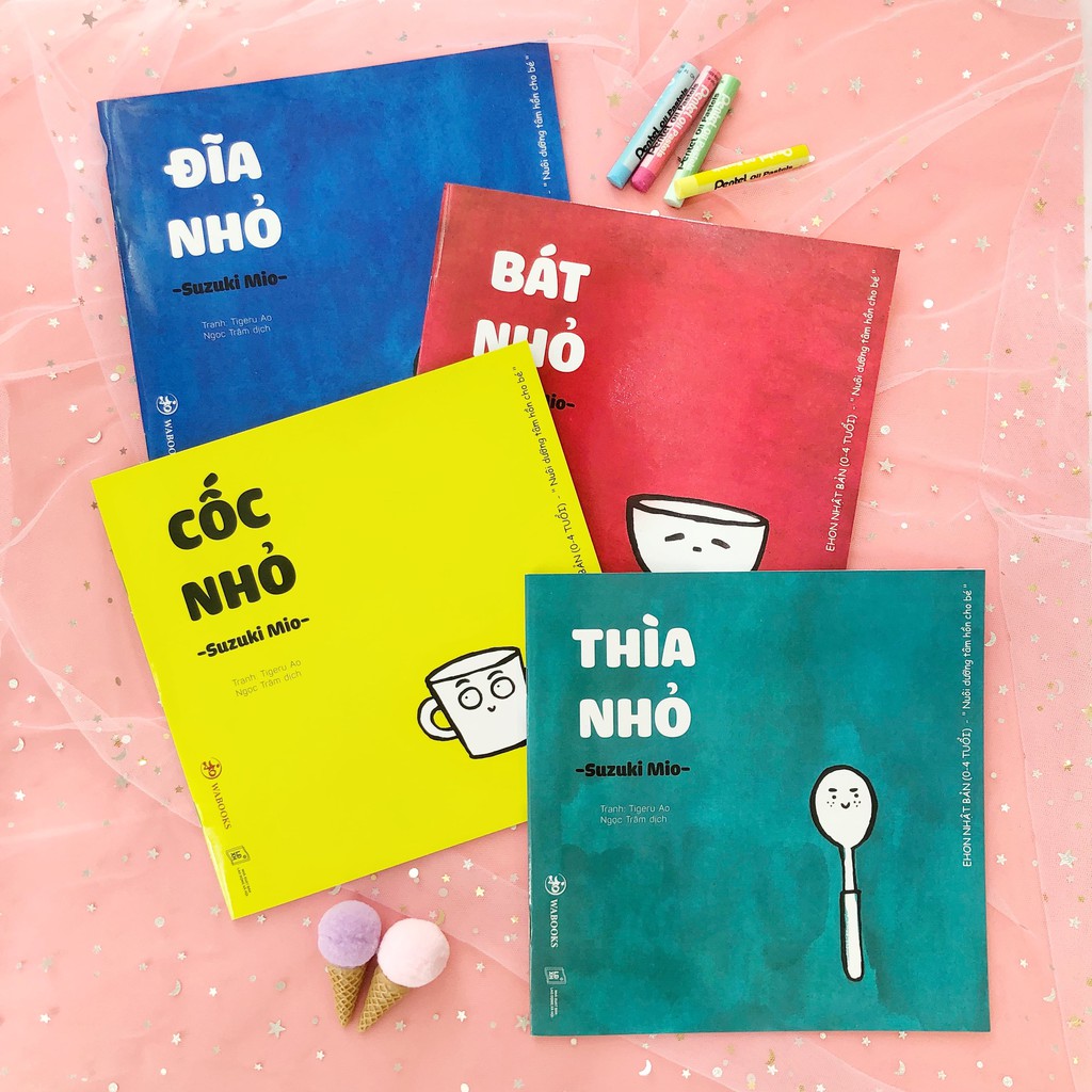 Combo 7 cuốn sách Ehon Điều kỳ diệu của hình khối và Đồ vật quanh bé