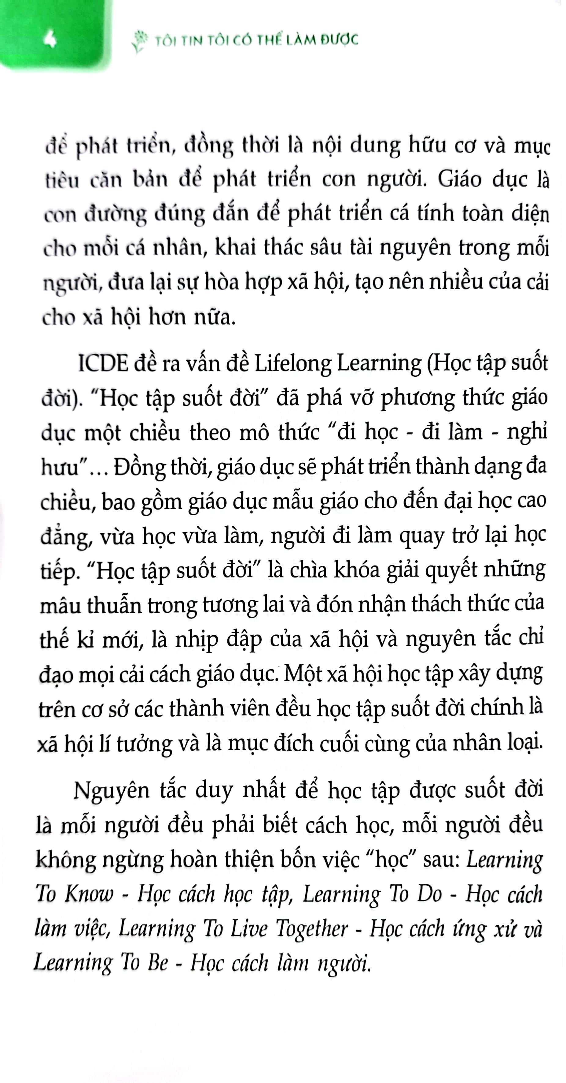 Tôi Tin Tôi Có Thể Làm Được: Học Cách Ứng Xử (Tái Bản 2020)