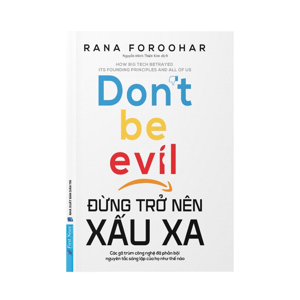 Sách Đừng Trở Nên Xấu Xa - BẢN QUYỀN