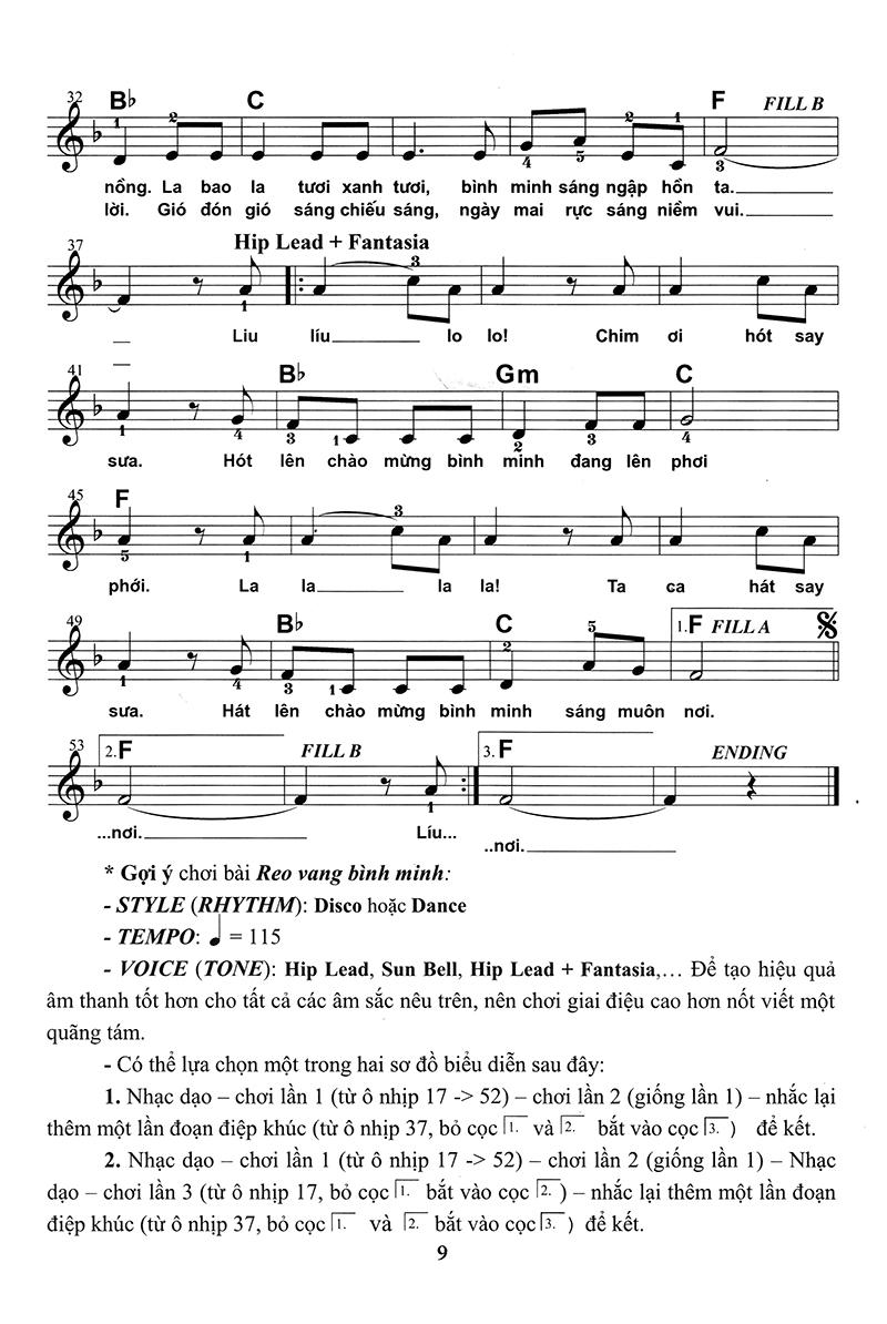 Thực Hành Biểu Diễn Organ Cho Thiếu Nhi – Tập 4