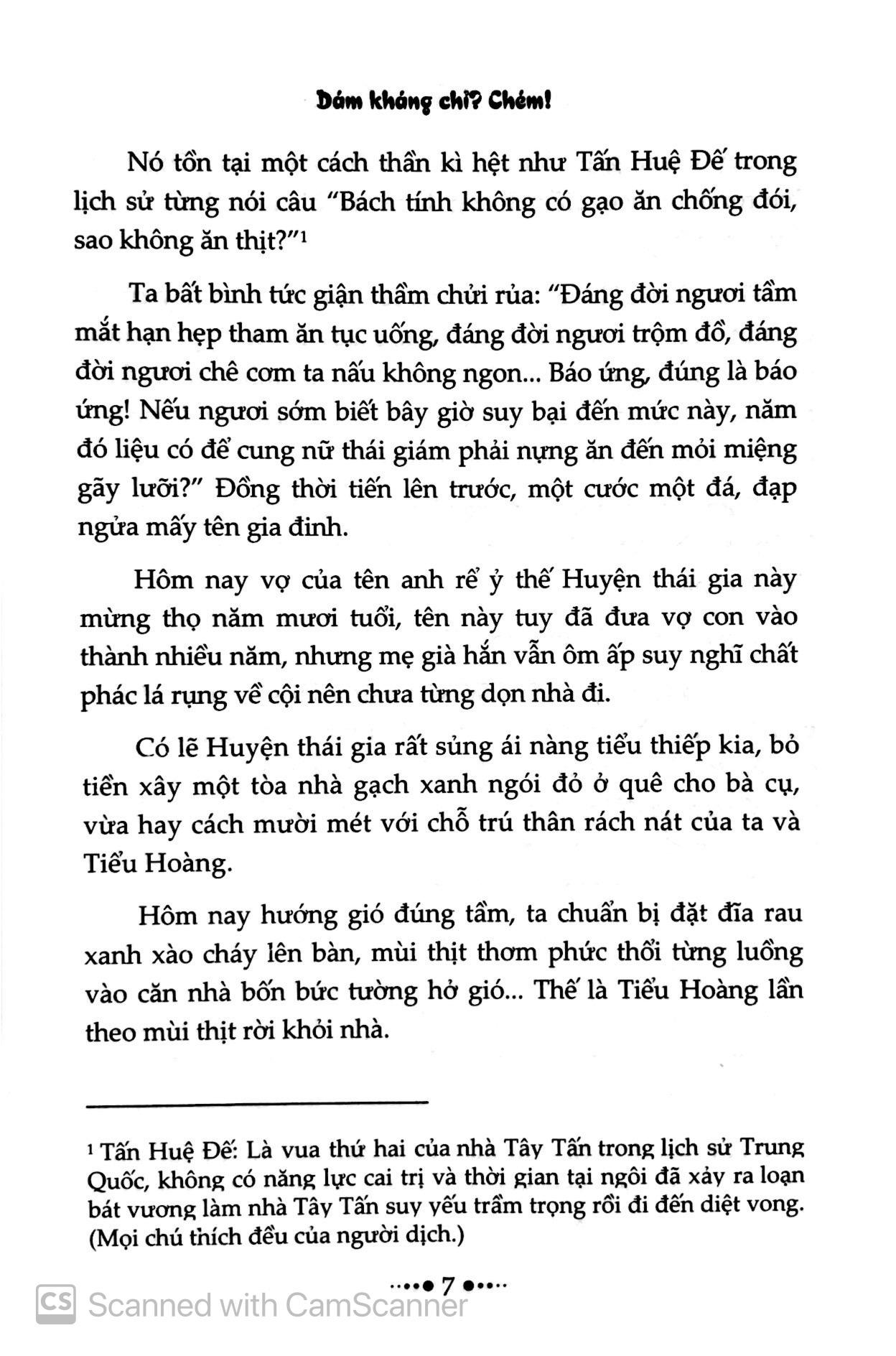 Dám Kháng Chỉ Chém (Tái Bản)