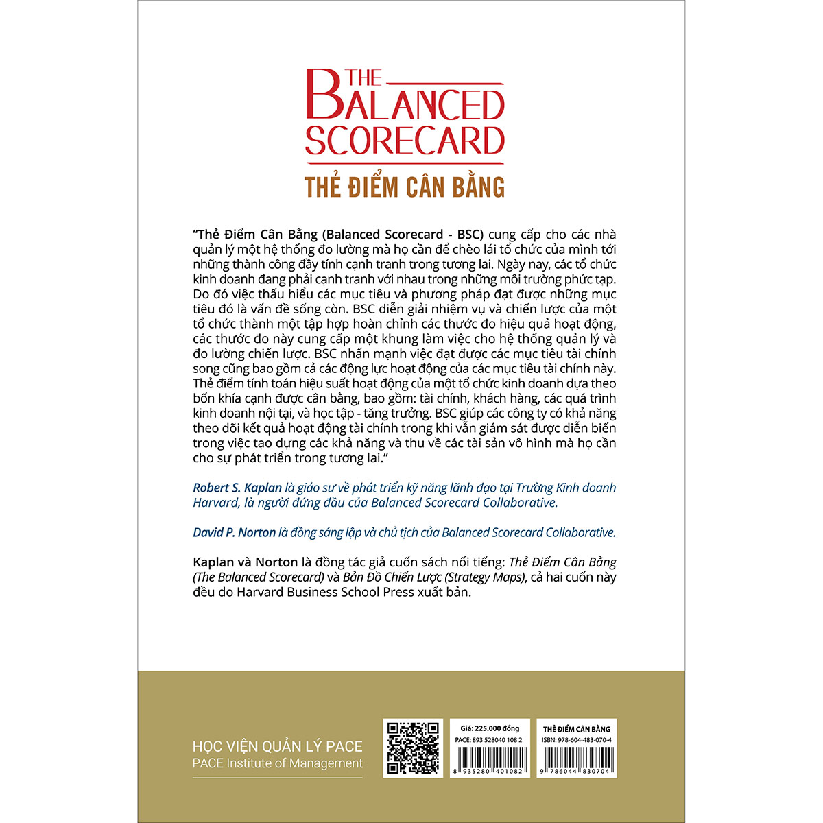 Thẻ Điểm Cân Bằng - The Balanced Scorecard