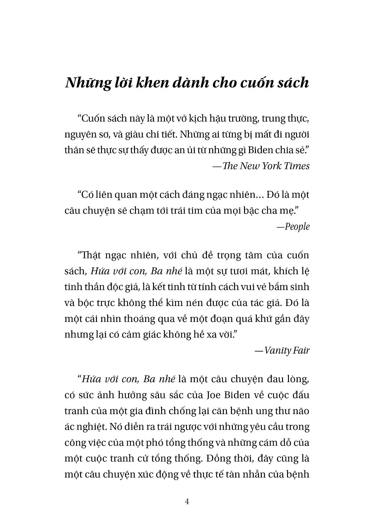 Combo 2 Cuốn: JOE BIDEN- Hứa Với Con, Ba Nhé + Sự Thật Ta Nắm Giữ - Một Hành Trình Xuyên Nước Mỹ