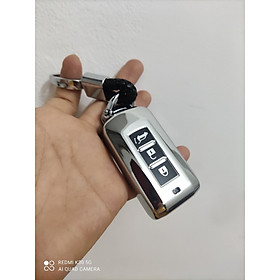 Ốp, bọc chìa khóa xe Mitsubishi Xpander, Outlander , Attrage, Mirage, Pajero- chìa thông minh- Mẫu Silicon Tráng Gương