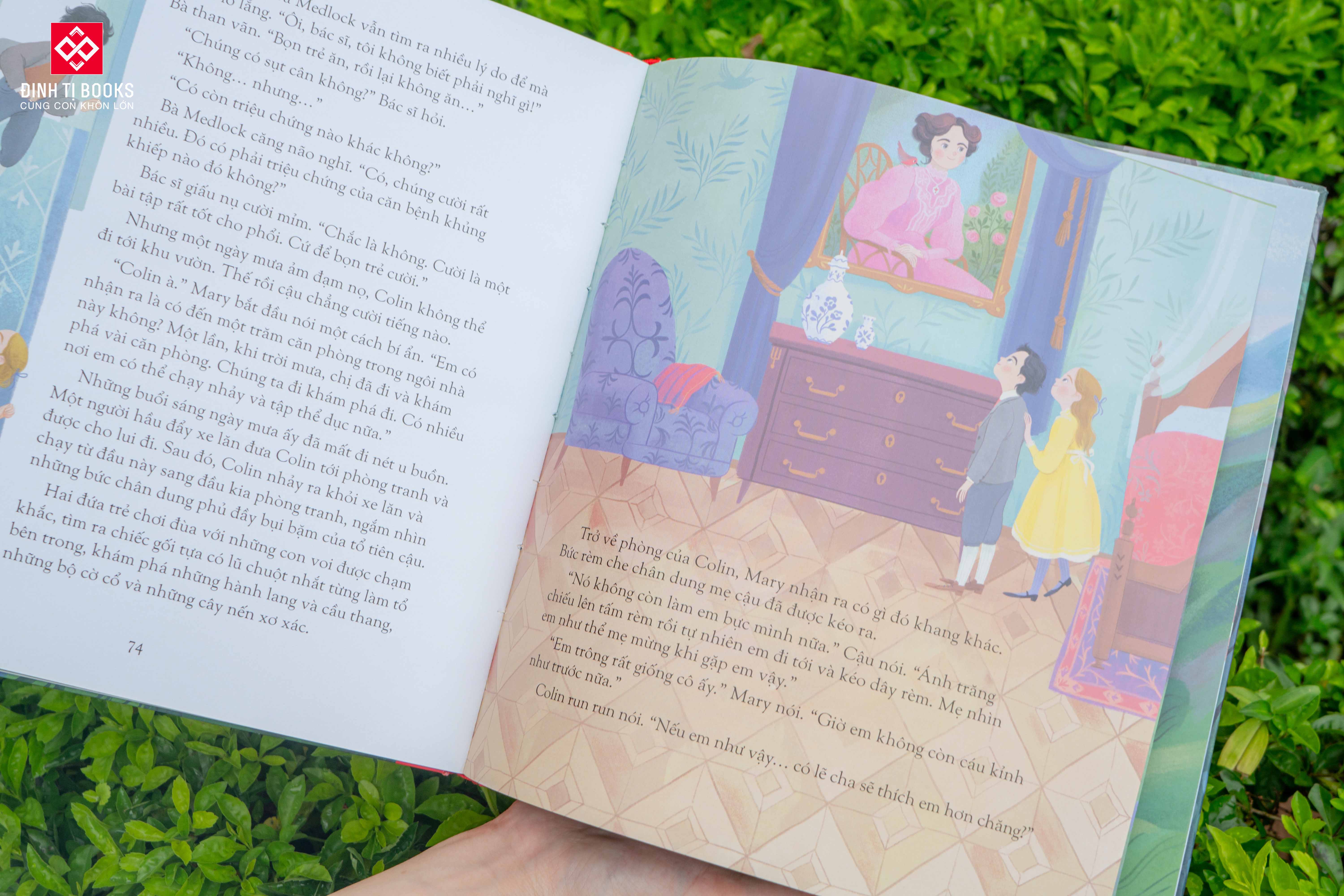 Sách - Illustrated Special Edition - Khu vườn bí mật - Đinh Tị Books