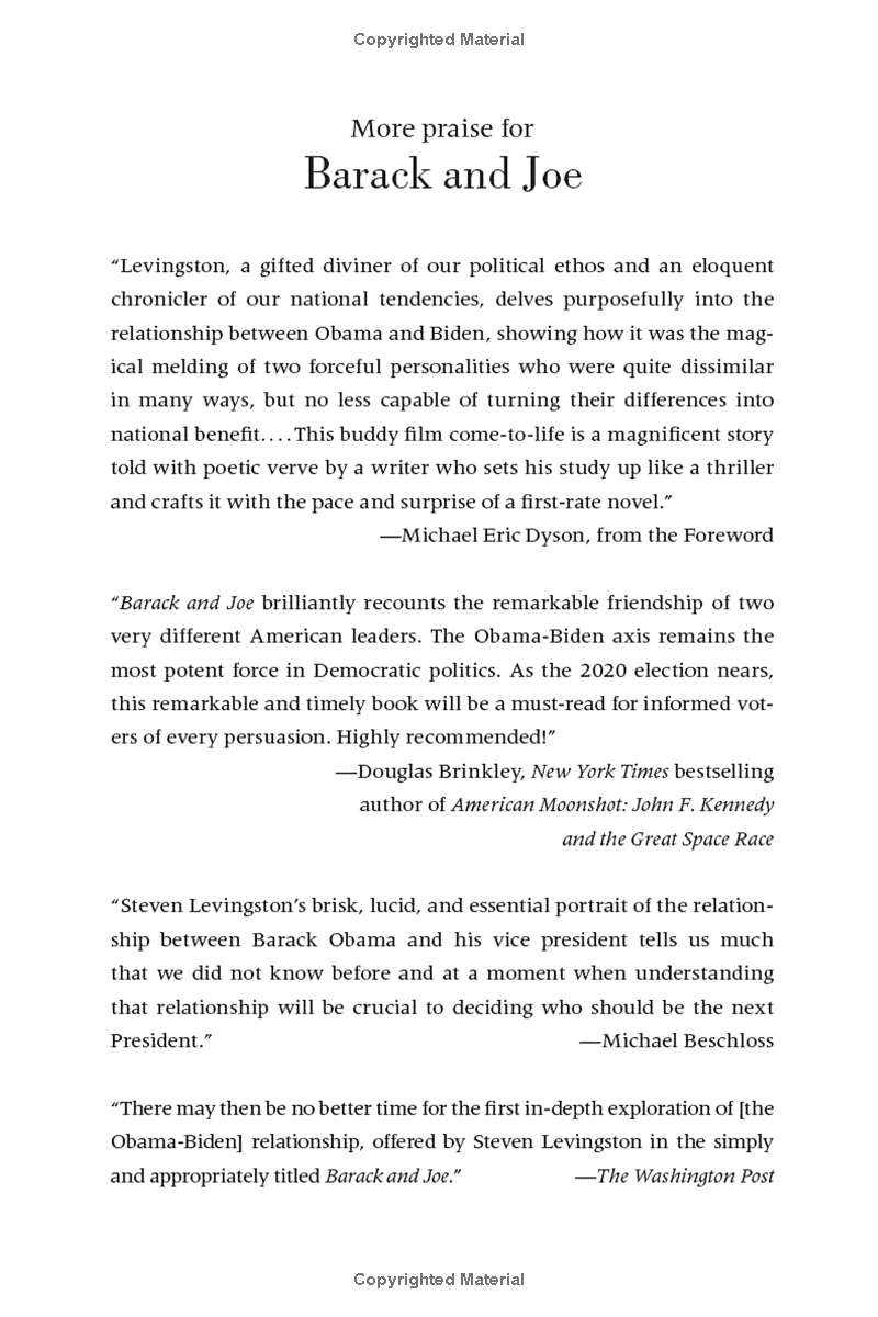 Barack And Joe: The Making Of An Extraordinary Partnership