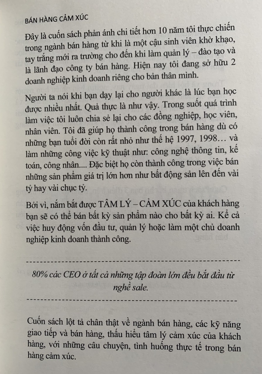 Bán Hàng Cảm Xúc
