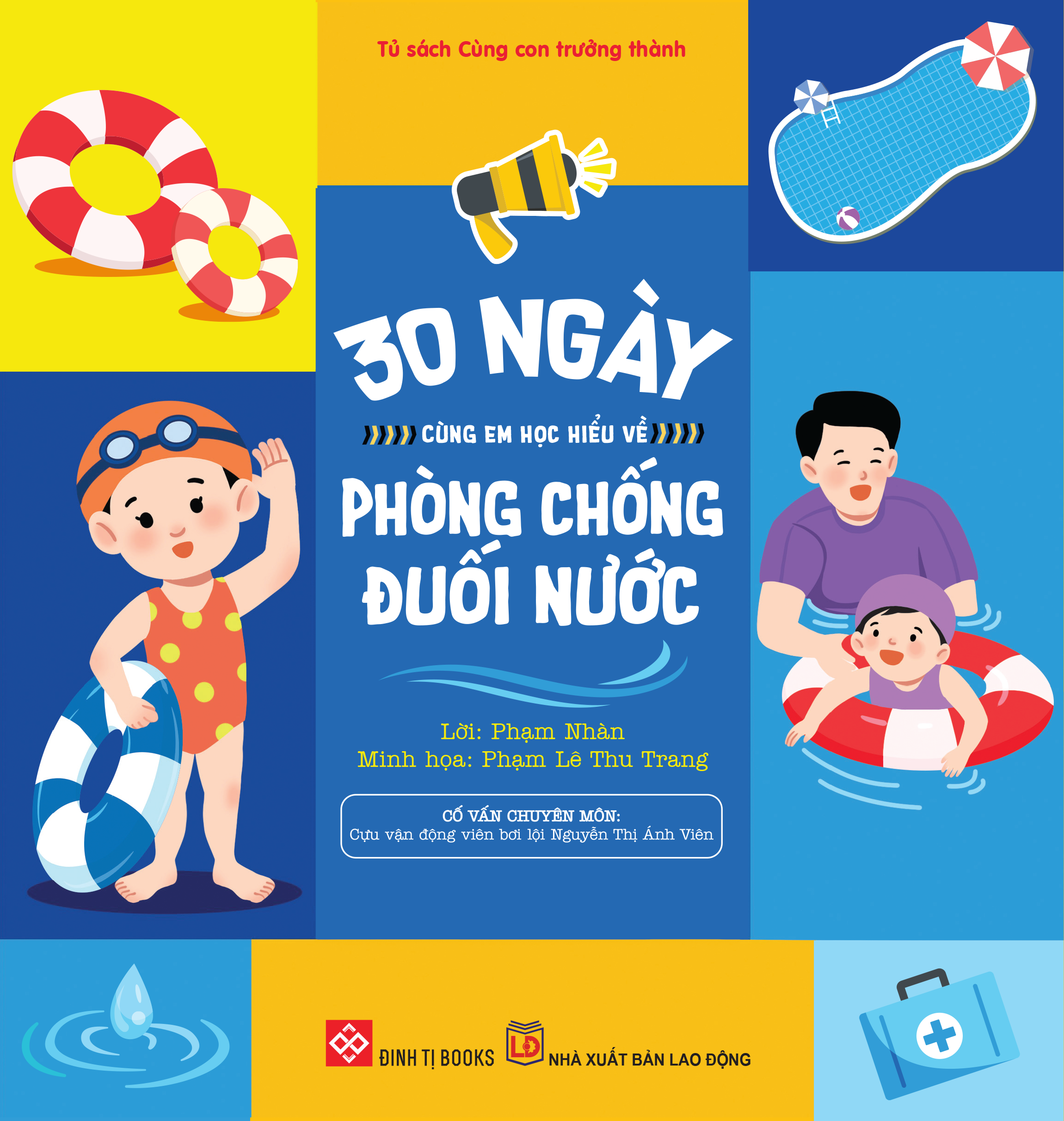 Sách - 30 Ngày Cùng Em Học Hiểu Về - Phòng Chống Đuối Nước