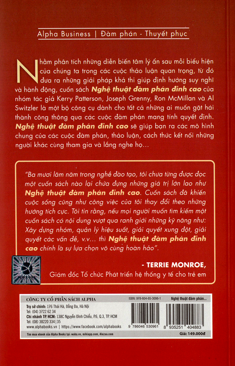 Nghệ Thuật Đàm Phán Đỉnh Cao - Crucial Conversations (Tặng Kèm Notebook tự thiết kế)