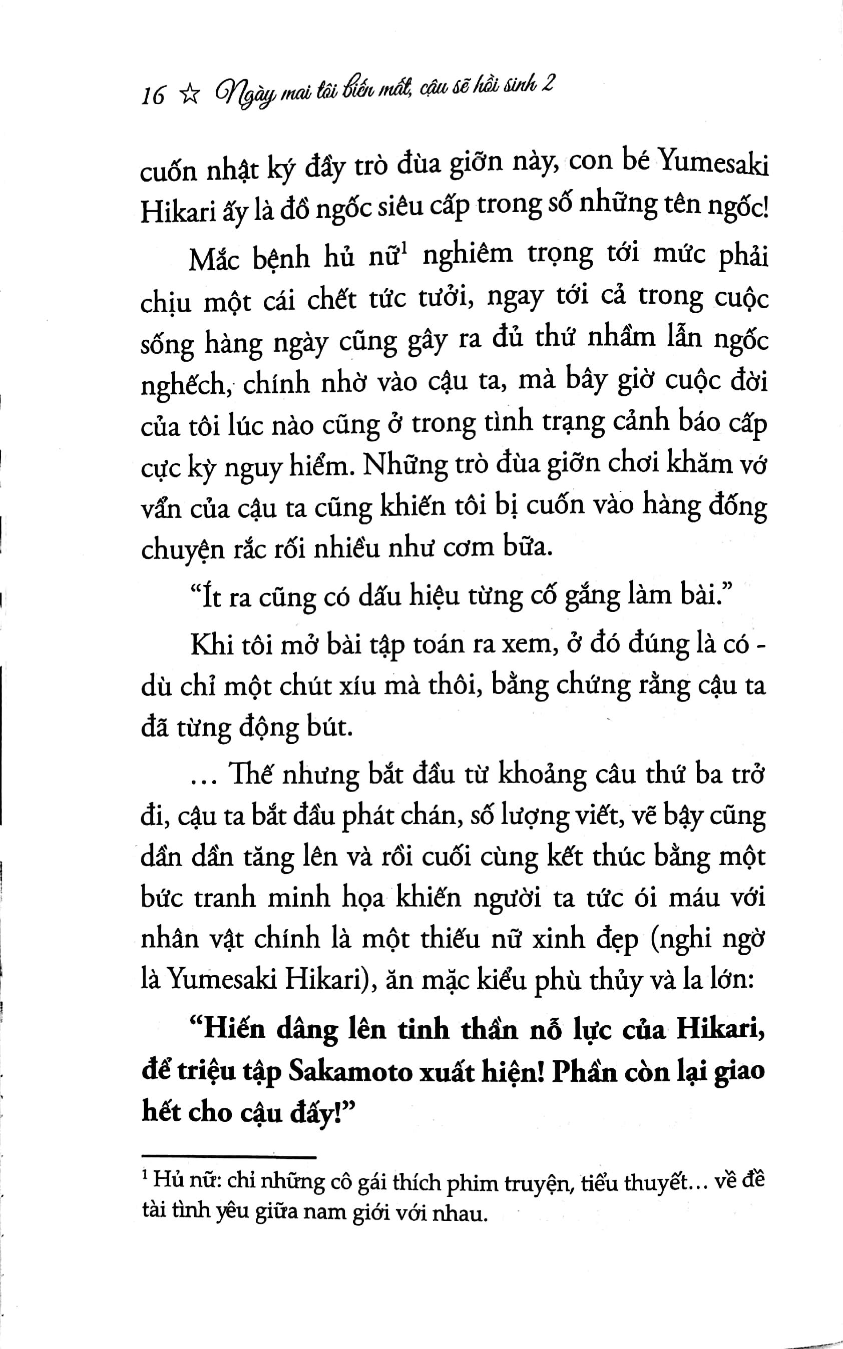 Ngày Mai, Tôi Biến Mất, Cậu Sẽ Hồi Sinh - Tập 2