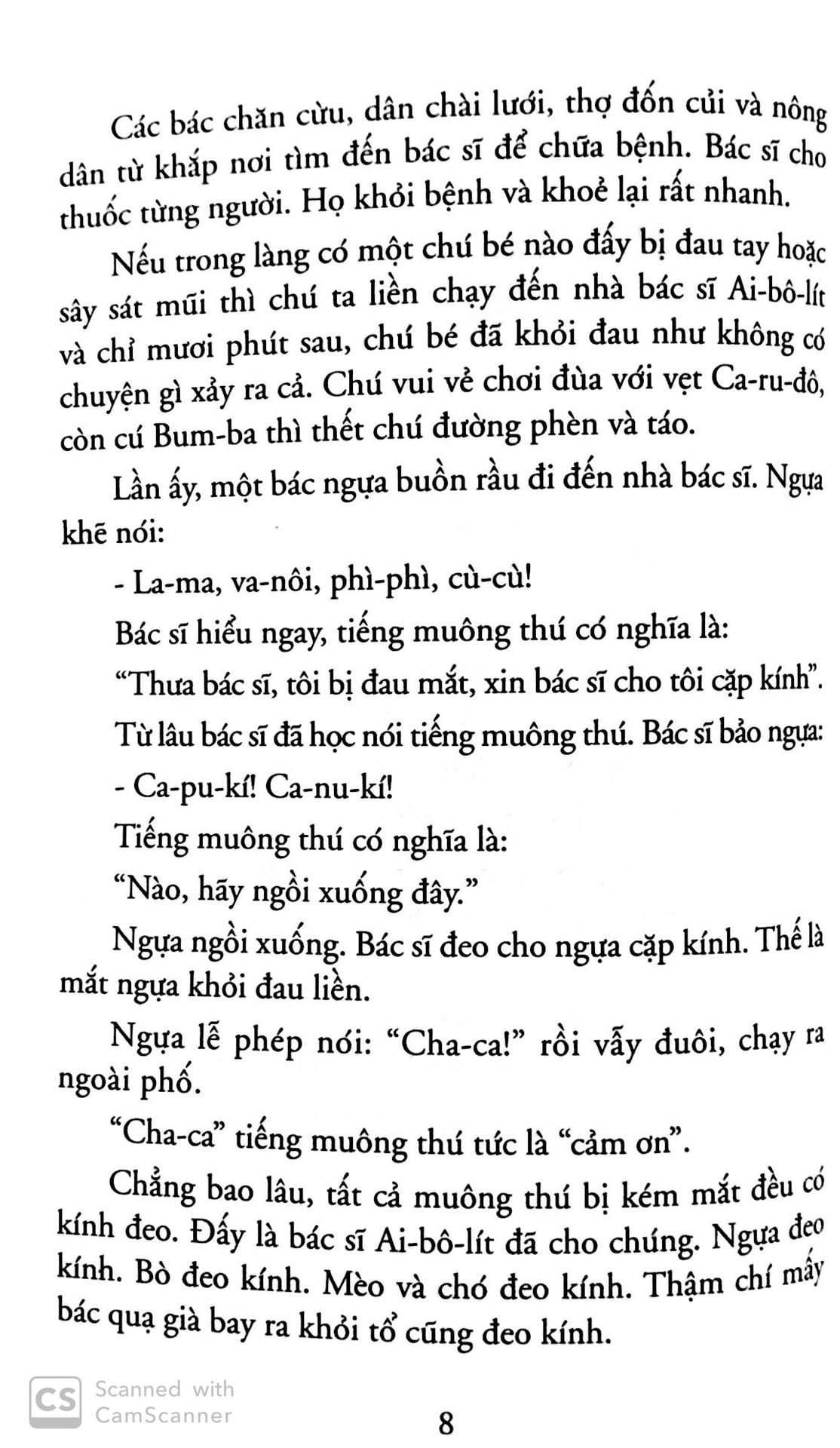 Bác Sĩ Ai Bô Lít (Tái Bản)