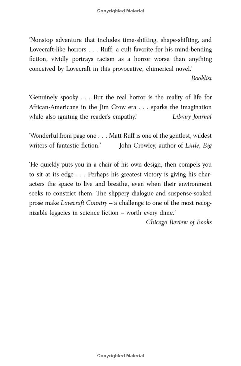 Lovecraft Country: TV Tie-In