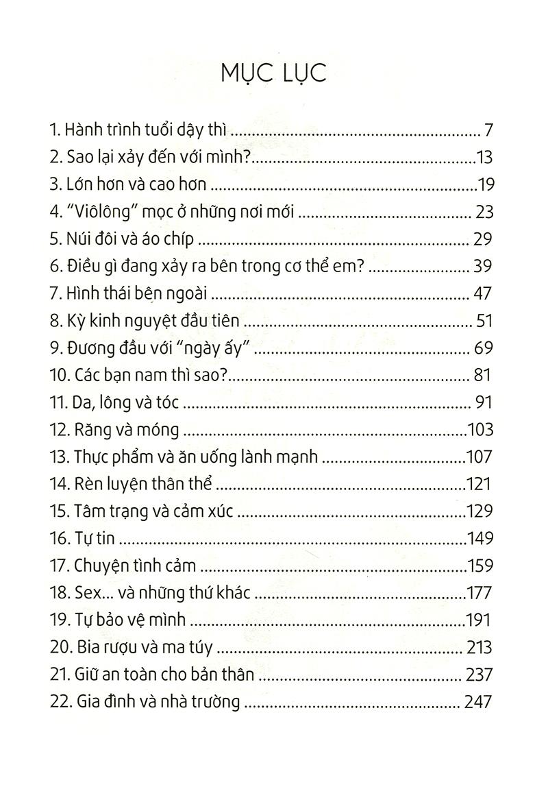 Tuổi Dậy Thì - Từ “Cô Bé" Đến "Cô Nàng"