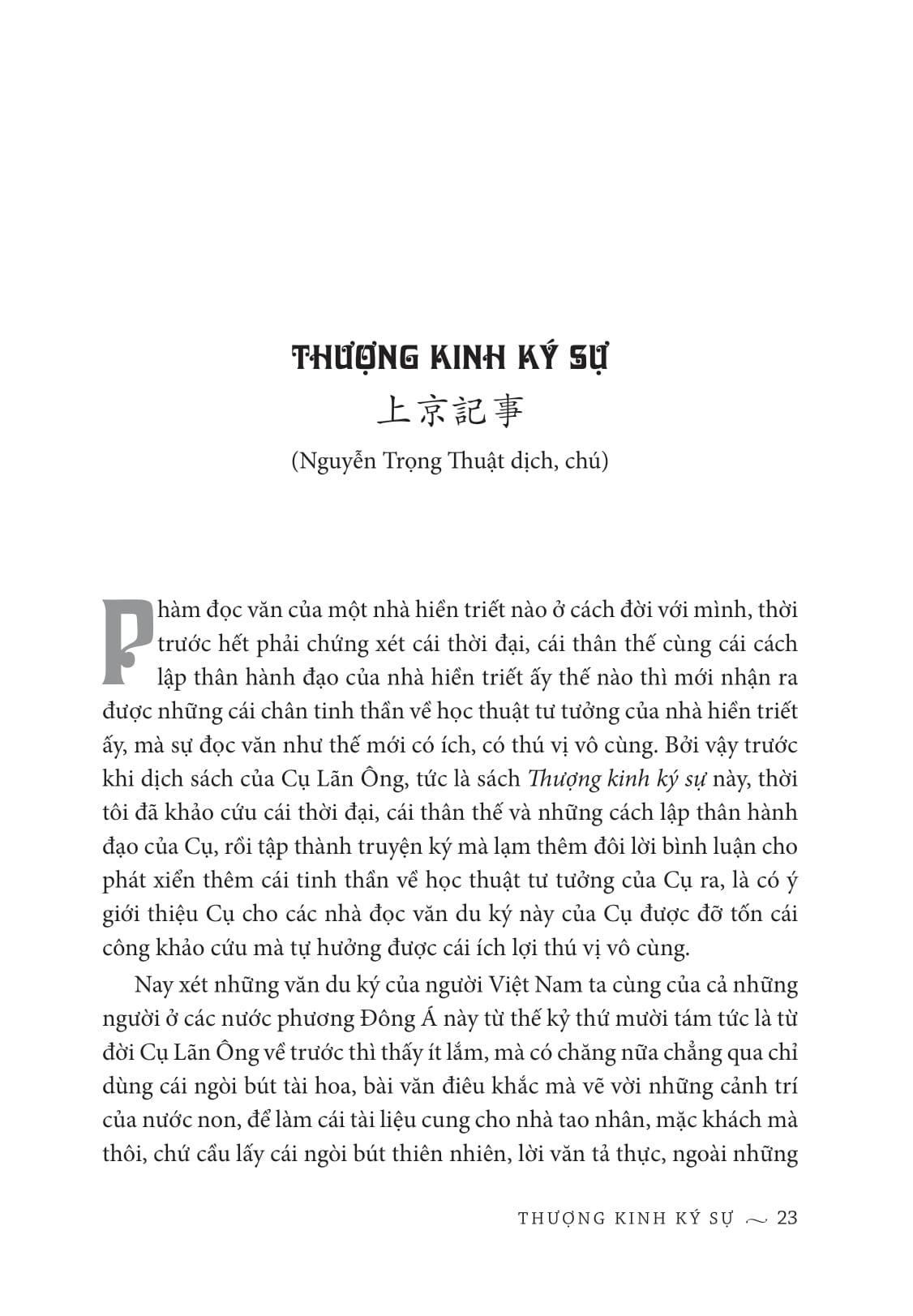 Sách - Thượng Kinh Ký Sự - Bìa Cứng