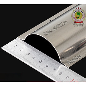 Nẹp sàn inox bán nguyệt D100