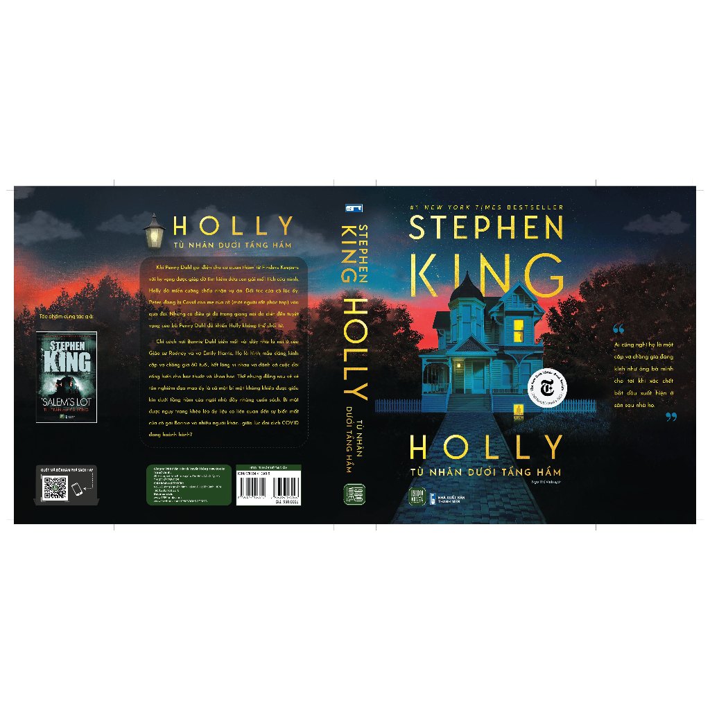Sách - Holly Tù Nhân Dưới Tầng Hầm - Stephen King