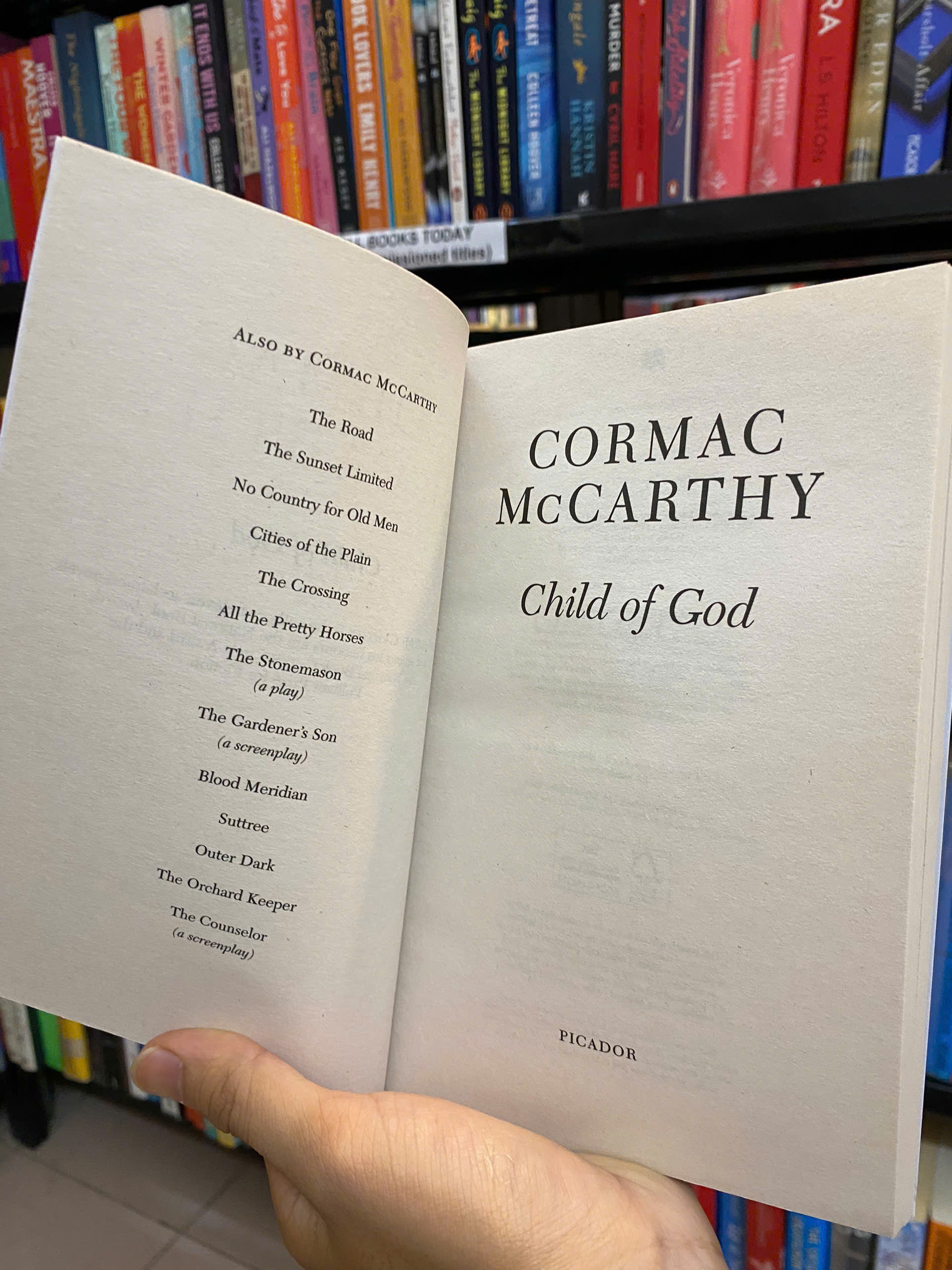 Sách - Child of God by Cormac McCarthy - Fiction /Horror /Southern Gothic in English