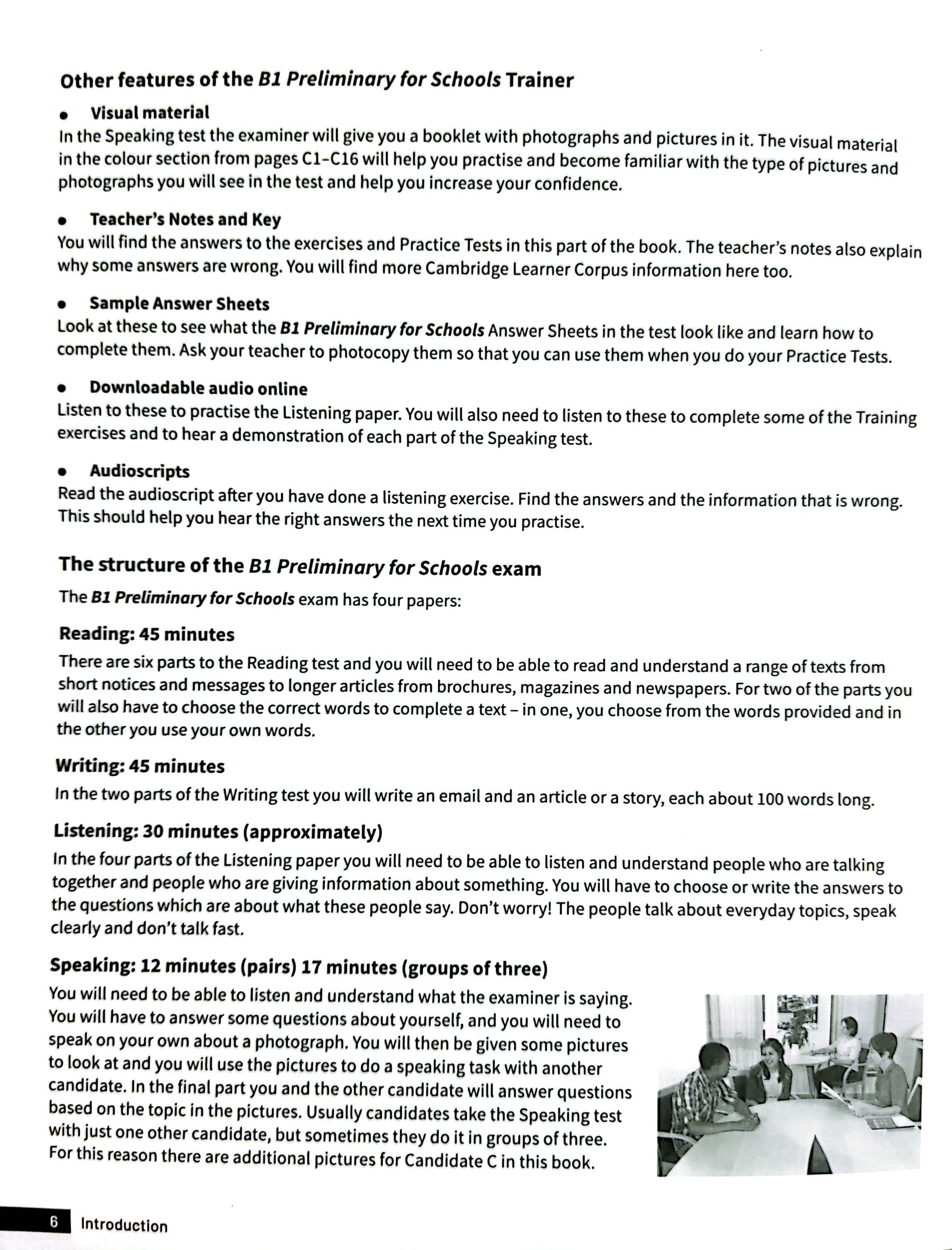 B1 Preliminary for Schools Trainer 1 for the Revised 2020 Exam Six Practice test With Answers and Teacher