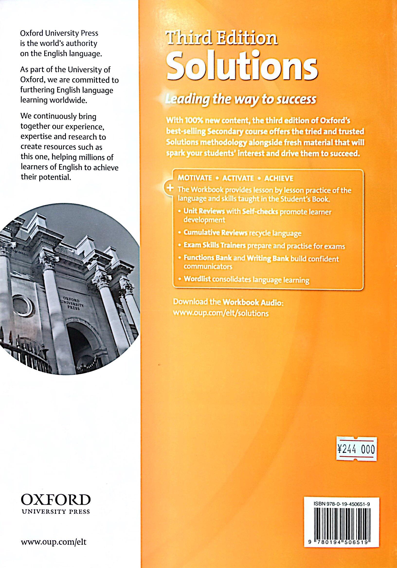 Solutions (3E) Upper-Intermediate Workbook