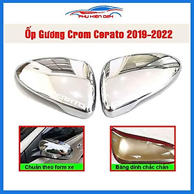 Ốp gương Cerato, K3 2019-2020-2021-2022 mạ crom bảo vệ chống trầy trang trí làm đẹp xe