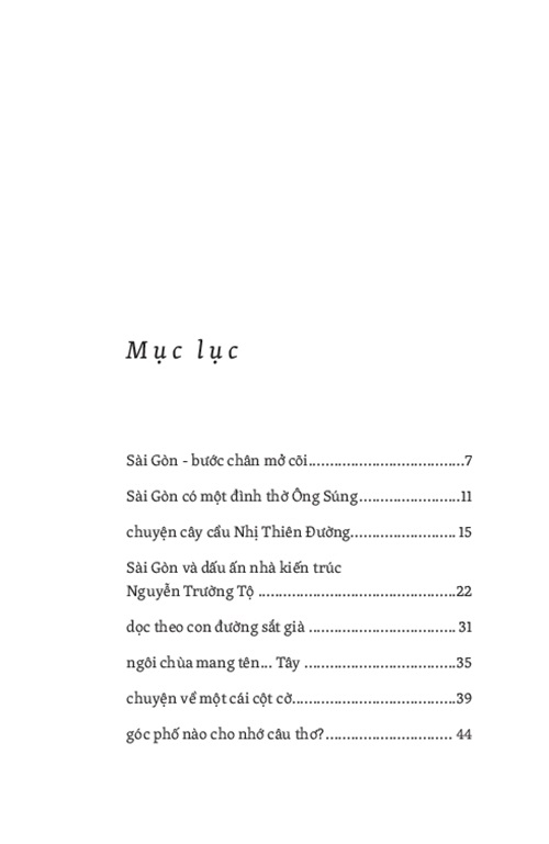 Sài Gòn - Đi Qua Ký Ức - TRE