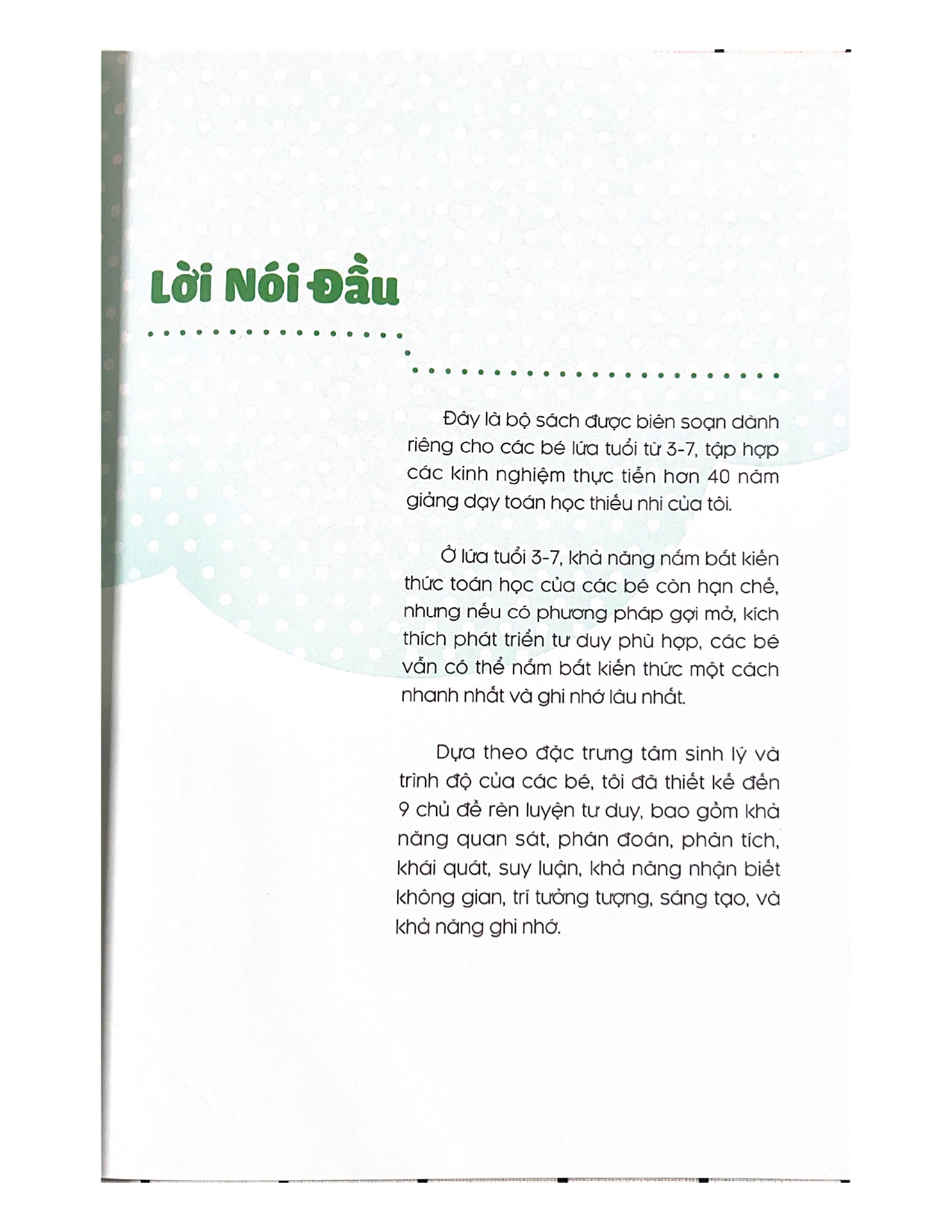 Các Trò Chơi Quan Sát Và So Sánh (4 -5 Tuổi)