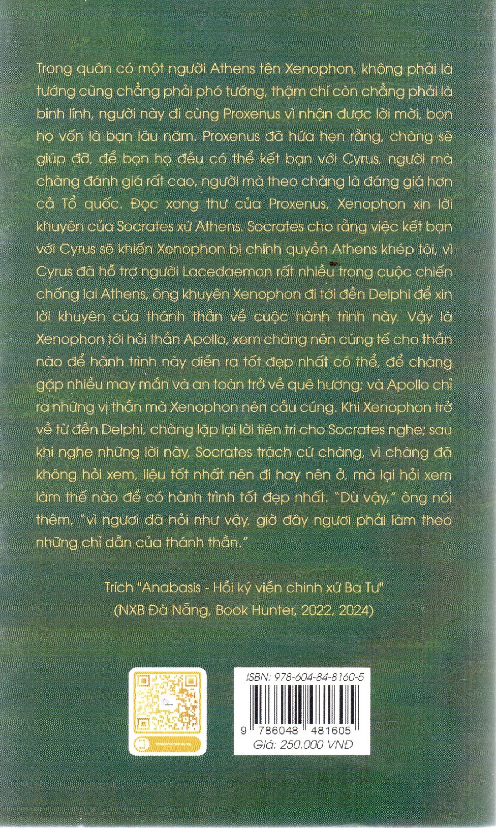 Anabasis - Hồi ký viễn chinh xứ Ba Tư (Bìa mềm)
