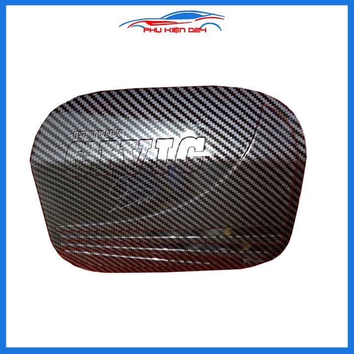 Ốp nắp bình xăng Civic 2016-2017-2018-2019-2020 bảo vệ chống trầy trang trí ô tô