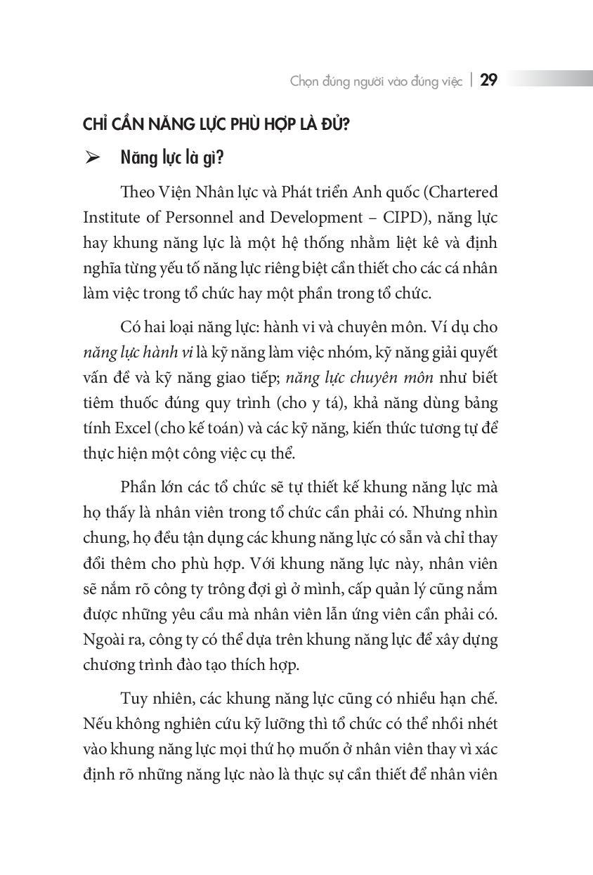 Chọn Đúng Người Vào Đúng Việc