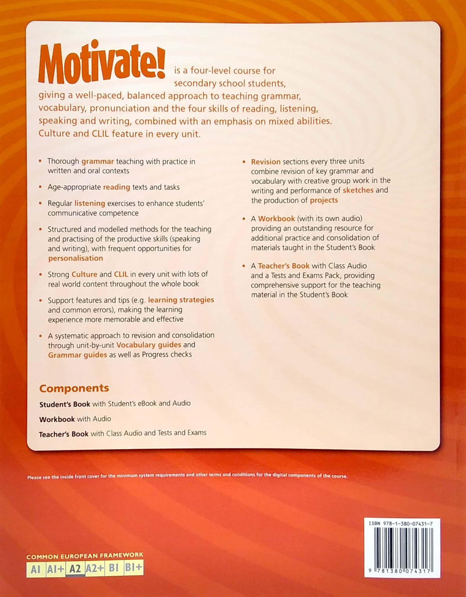 Motivate! Level 2 Student