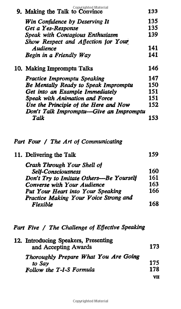 The Quick and Easy Way to Effective Speaking Mass Market Paperback