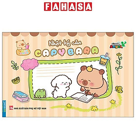 Sách - Sách Tô Màu - Nhật Ký Của Capybara