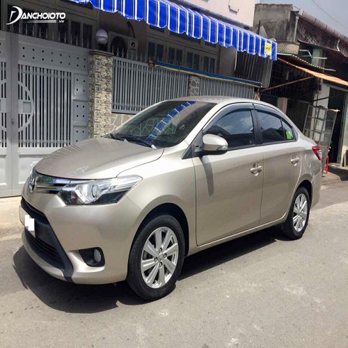 Vè mưa viền Inox Vios 2014