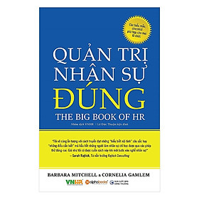 Quản Trị Nhân Sự Đúng -Barbara Mitchell (Quà Tặng Tickbook)