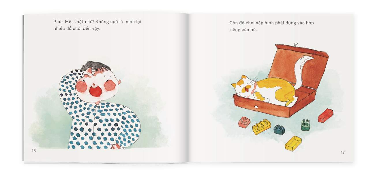 Sách Ehon Chúng Mình Lớn Rồi - Dọn Đồ Chơi Nào