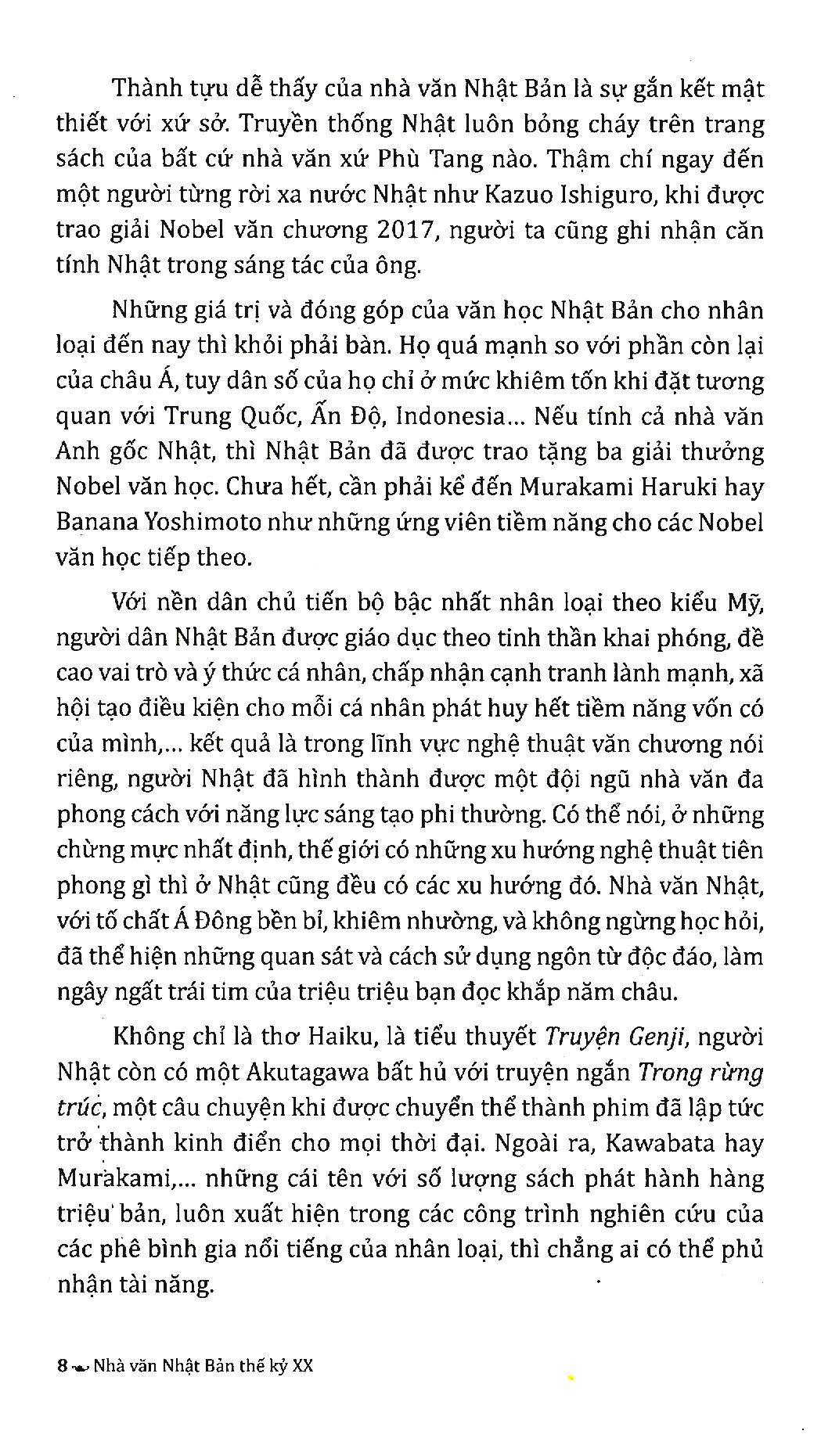 Nhà Văn Nhật Bản Thế Kỷ XX