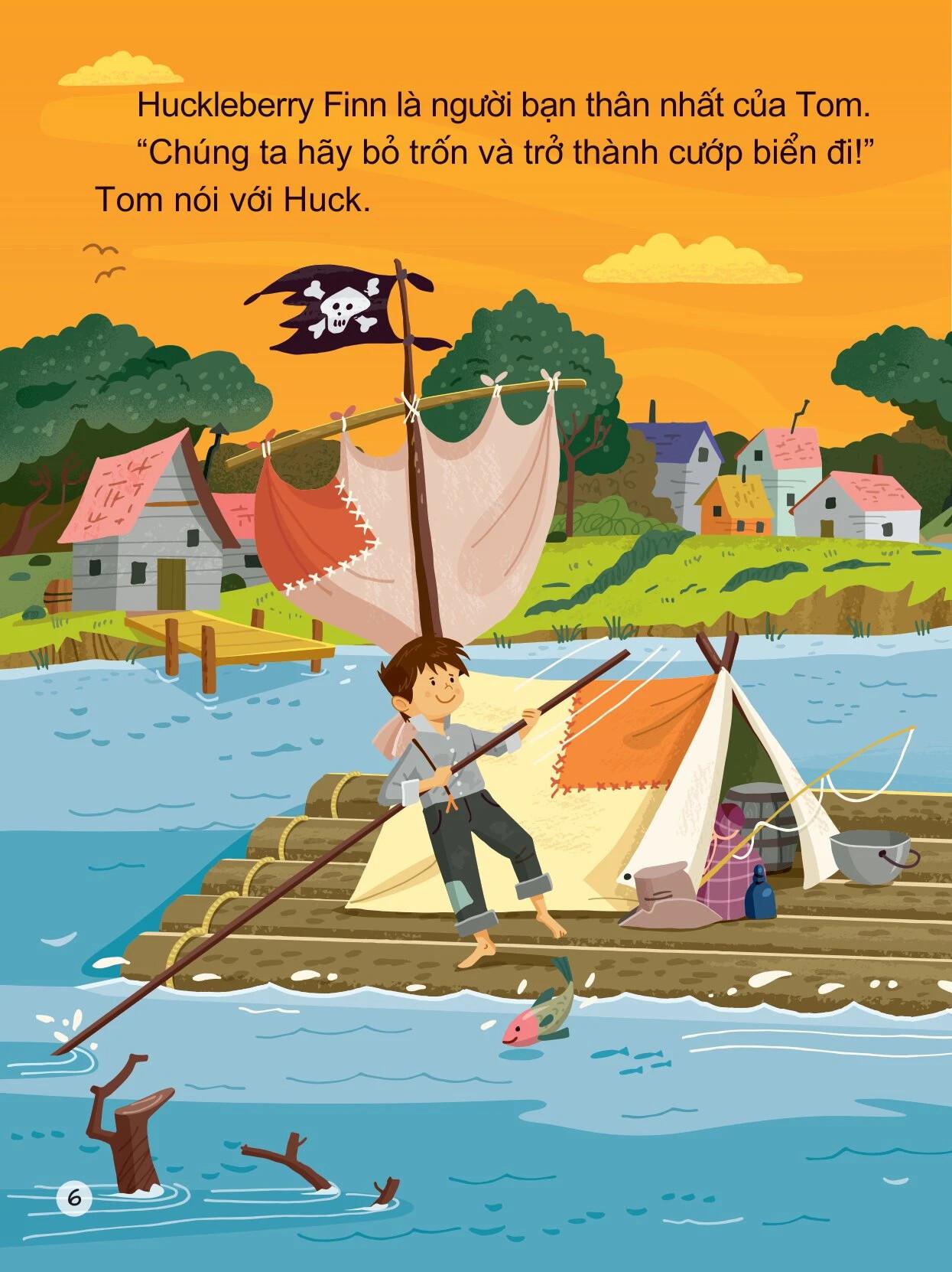 Sách Tác Phẩm Kinh Điển Dành Cho Thiếu Nhi - Những Cuộc Phiêu Lưu Của Tom Sawyer