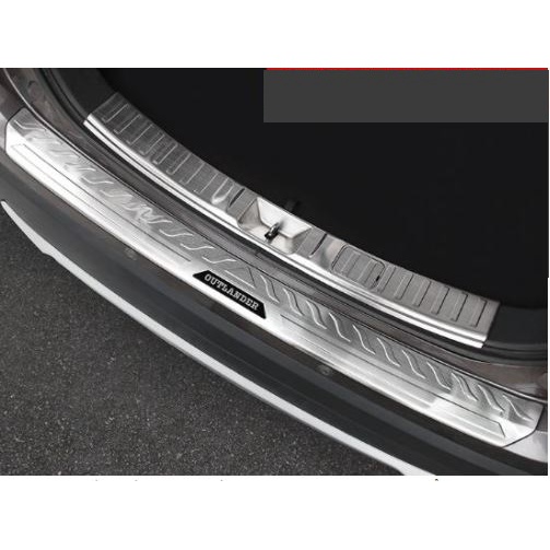 Chống Trầy Cốp Trong, ngoài Xe Mitsubishi Outlander 2018-2019, chất liệu Inox