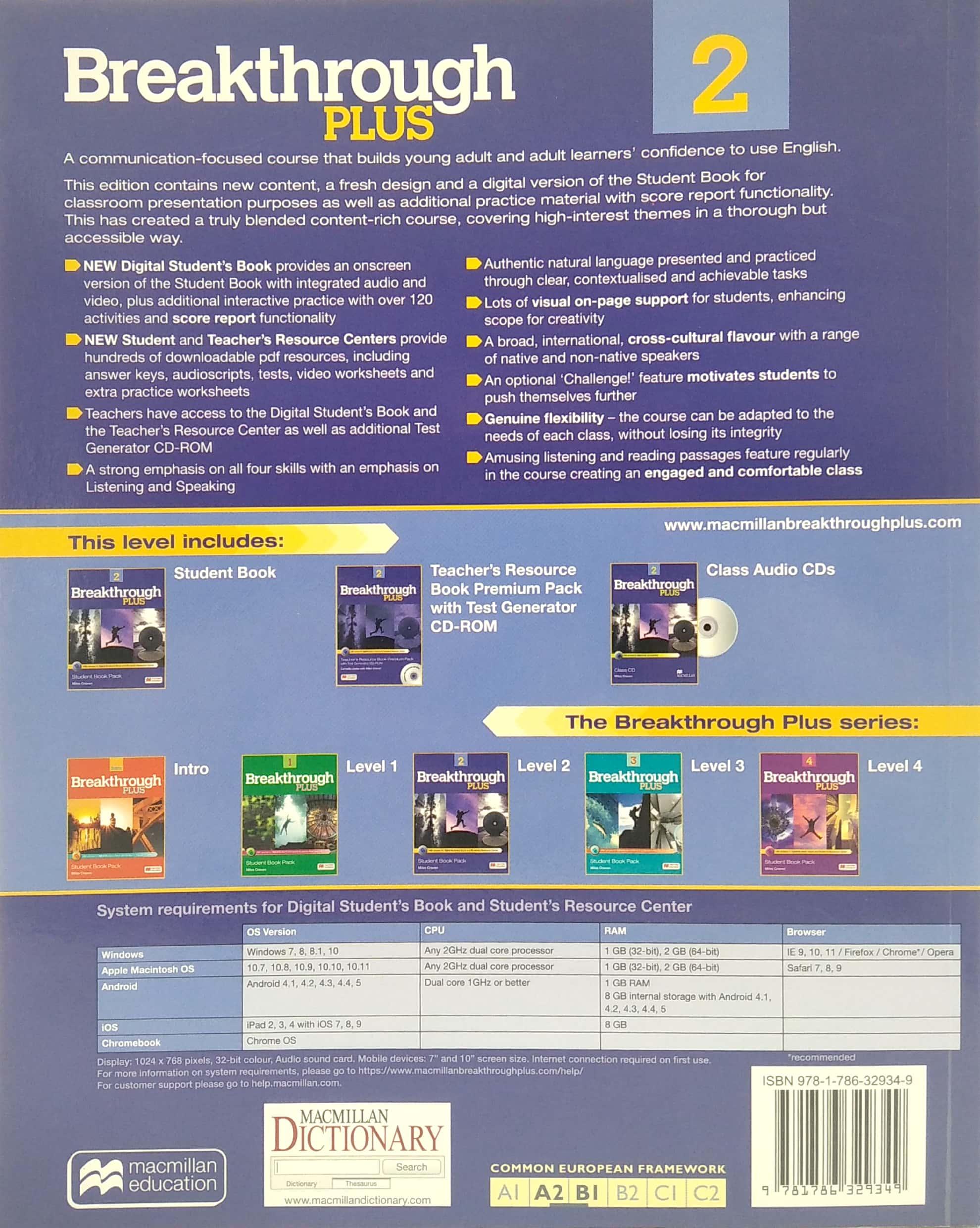 Breakthrough Plus 2 Student’s Book + Digital Student Book Pack