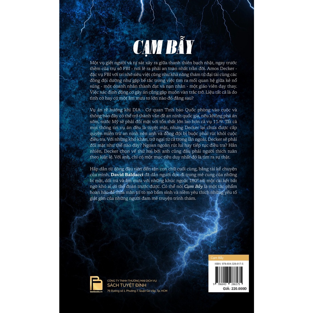 Cạm Bẫy (Bìa Cứng 2021 - David Baldacci)