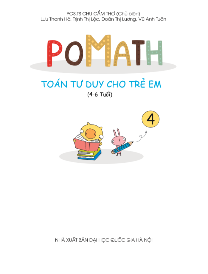POMath - Toán Tư Duy Cho Trẻ Em 4-6 Tuổi (Tập 4)