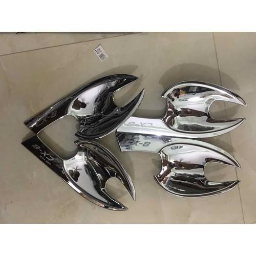 Mazda CX8 2019-2021, ốp hõm cửa xe mạ crom