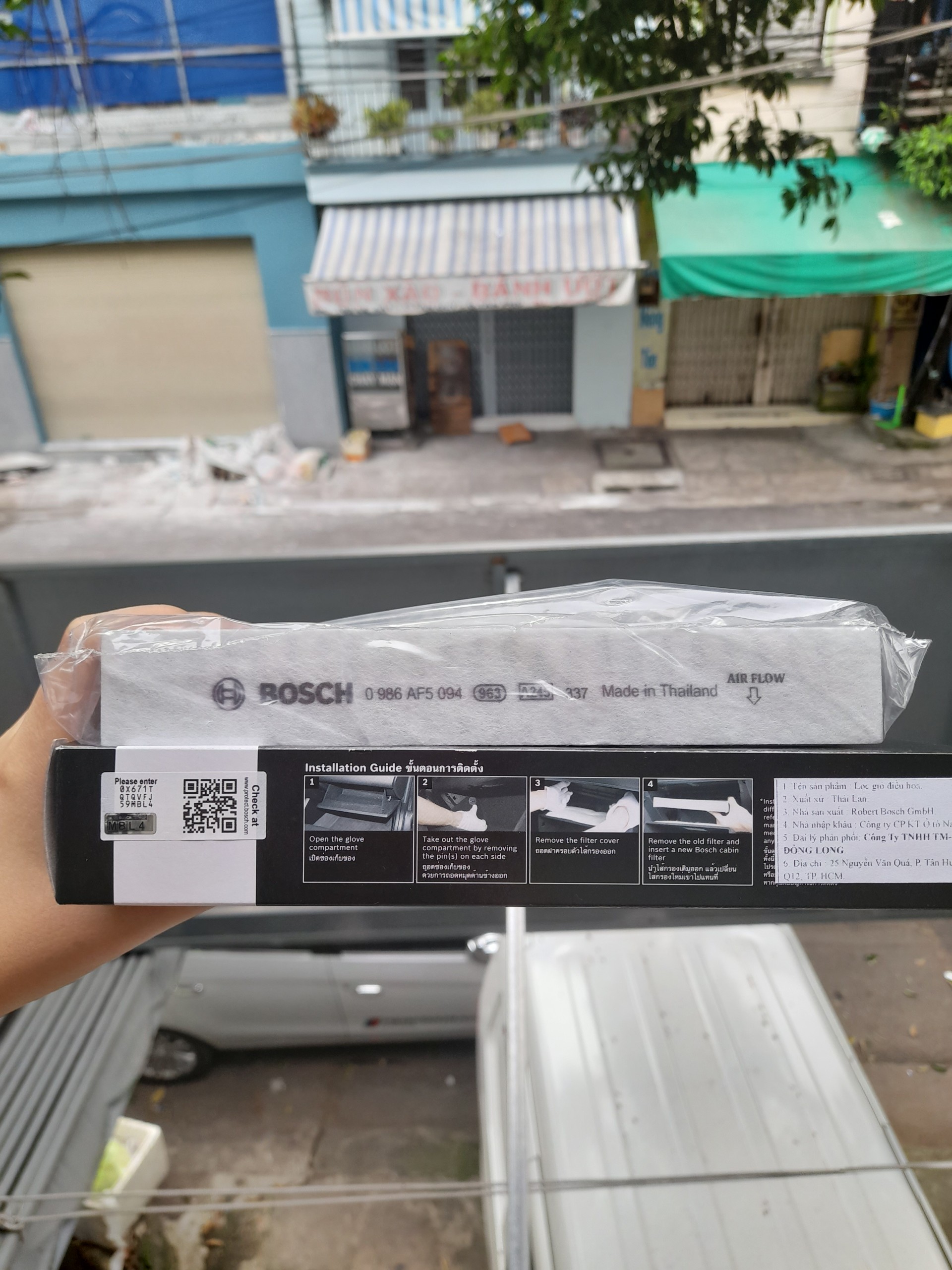 Lọc Gió Điều Hòa - Có Than Hoạt Tính BOSCH Mã SP: C5094 Dành cho Xe Toyota Innova, Fortuner, Camry, Vios.. - Lexus ..