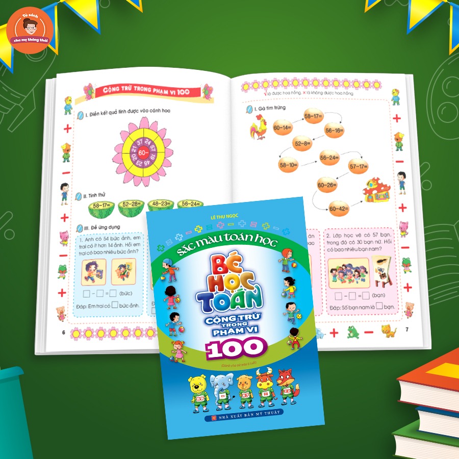Combo: Bé Học Toán Trong Phạm Vi 10-50-100